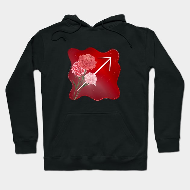 Sagittarius Zodiac Sign November December Birthday Horoscope Hoodie by hudoshians and rixxi